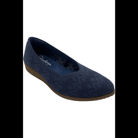 Skechers Cleo Crochet Wedge With Grace Navy - Medium